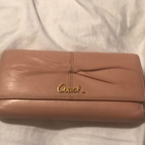 Coach pink wallet